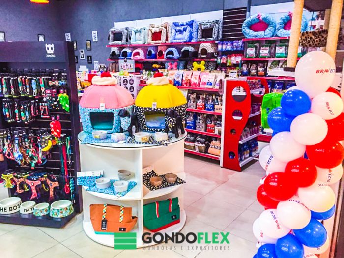 Gôndola para Pet Shop Curitiba Gondolas Curitiba