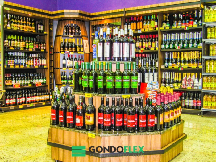 Expositor para Vinhos Adega Gondolas Curitiba