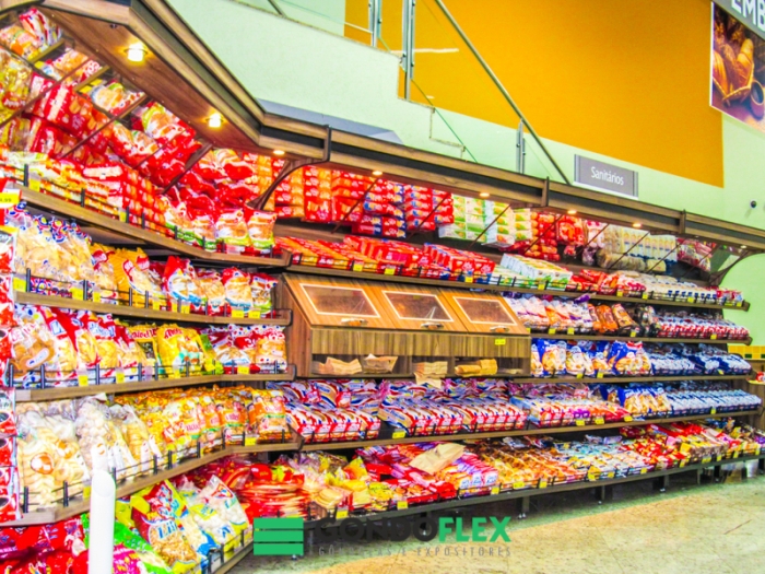 Expositor para Pães Mercado Gondolas Curitiba